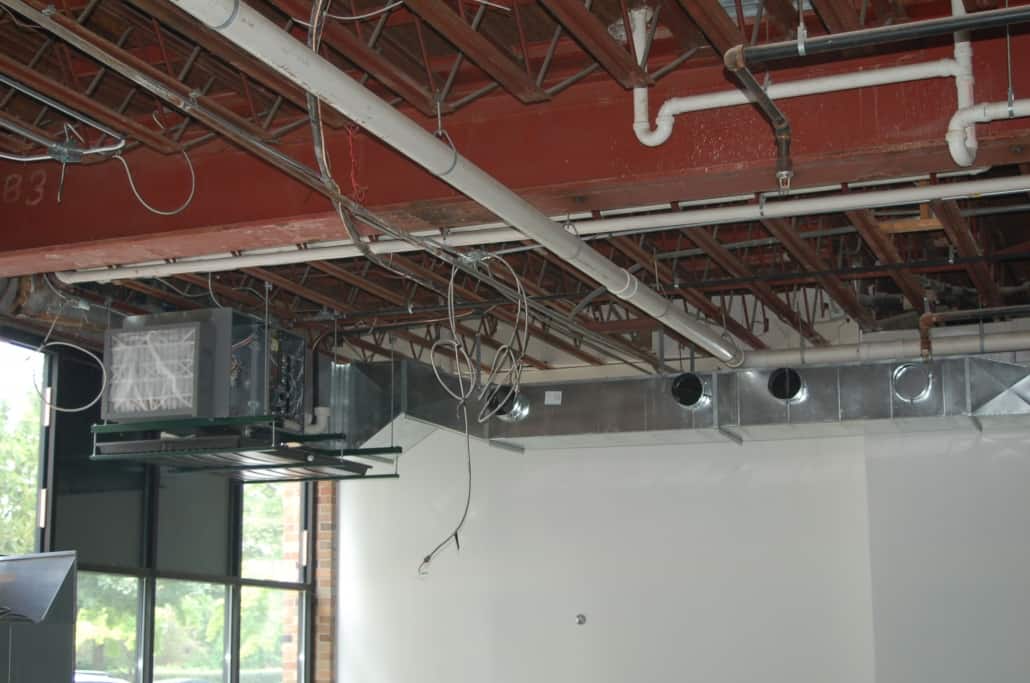 new restaurant heating and cooling system